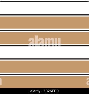 Colourful Classic Fashion Stripe Pattern - This is a classic horizontal striped pattern suitable for shirt printing, textiles, jersey, jacquard patter Stock Vector