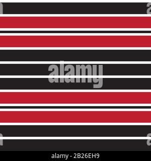 Colourful Classic Fashion Stripe Pattern - This is a classic horizontal striped pattern suitable for shirt printing, textiles, jersey, jacquard patter Stock Vector