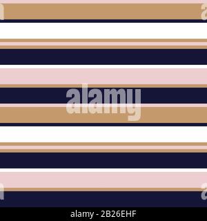 Colourful Classic Fashion Stripe Pattern - This is a classic horizontal striped pattern suitable for shirt printing, textiles, jersey, jacquard patter Stock Vector