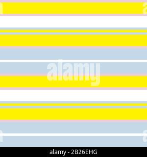 Colourful Classic Fashion Stripe Pattern - This is a classic horizontal striped pattern suitable for shirt printing, textiles, jersey, jacquard patter Stock Vector
