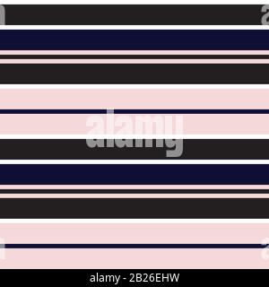 Colourful Classic Fashion Stripe Pattern - This is a classic horizontal striped pattern suitable for shirt printing, textiles, jersey, jacquard patter Stock Vector