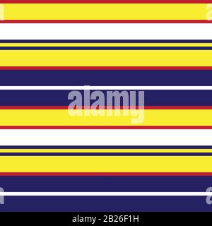Colourful Classic Fashion Stripe Pattern - This is a classic horizontal striped pattern suitable for shirt printing, textiles, jersey, jacquard patter Stock Vector