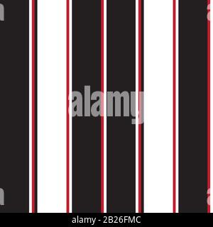 Classic Fashion Vertical Stripe Pattern - This is a classic vertical striped pattern suitable for shirt printing, textiles, jersey, jacquard patterns Stock Vector