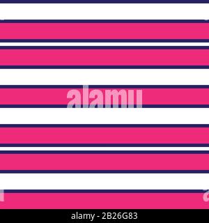Colourful Classic Fashion Stripe Pattern - This is a classic horizontal striped pattern suitable for shirt printing, textiles, jersey, jacquard patter Stock Vector