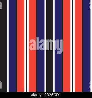 Classic Fashion Vertical Stripe Pattern - This is a classic vertical striped pattern suitable for shirt printing, textiles, jersey, jacquard patterns Stock Vector
