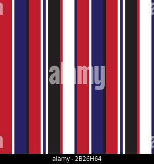 Classic Fashion Vertical Stripe Pattern - This is a classic vertical striped pattern suitable for shirt printing, textiles, jersey, jacquard patterns Stock Vector