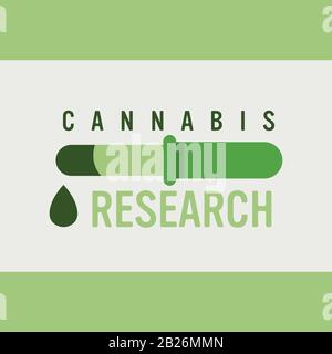 extraction of hemp oil for medical use medical cannabis or marijuana drug consumption science research concept vector illustration Stock Vector