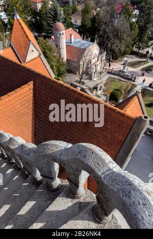 Bory Castle in Szekesfehervar, Hungary. Former home of the sculptor and architect Jeno Bory and his family. Stock Photo