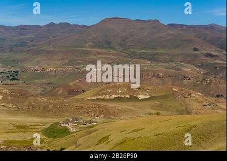 Lodge, Sehlabathebe National Park, Lesotho Stock Photo