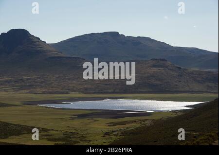 Lets'eng-la-Letsie, Ramsar wetland, Lesotho Stock Photo
