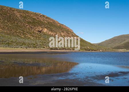 Lets'eng-la-Letsie, Ramsar wetland, Lesotho Stock Photo