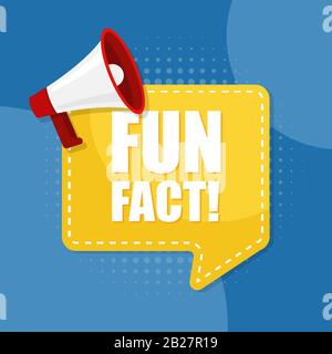 Banner facts vector illustration sign Stock Vector