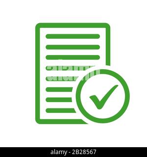 Compliance inspection approved vector icon Stock Vector