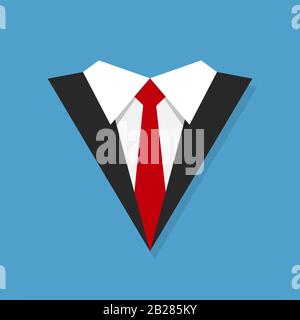 Business suit icon vector illustration Stock Vector