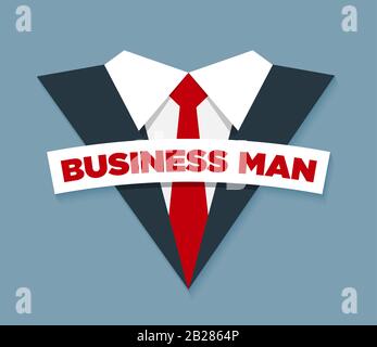 Business suit icon vector illustration Stock Vector