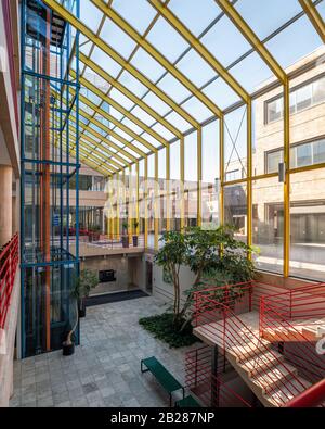 Atrium of 1770 First, designed by David Hovey Stock Photo