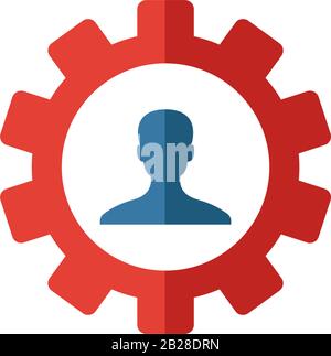 Personal Development icon. Flat creative element from business management icons collection. Colored personal development icon for templates, web Stock Vector