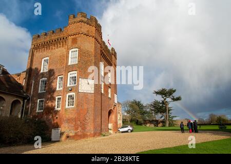 Farnham Castle in Surrey, England, UK - the Bishop's Palace Stock Photo