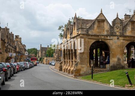 Market Hall, High Street,Chipping Campden, Gloucestershire, Cotswolds, England Stock Photo