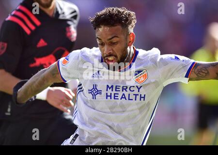 Harrison, New Jersey, USA. 1st Mar, 2020. FC Cincinnati Forward ADRIEN ...