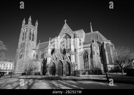 All Saints Parish Church, Leamington Spa, Warwickshire, UK south elevation. Stock Photo