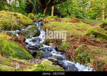 Ullswater and Aira force, Cumbria, Lake District Stock Photo