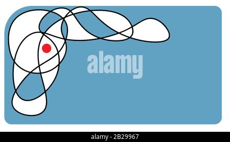 Element in style of art nouveau. Vector Stock Vector