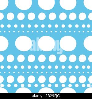 This is a illustration of Hand-painted Aligned polka dot pattern variation Stock Vector