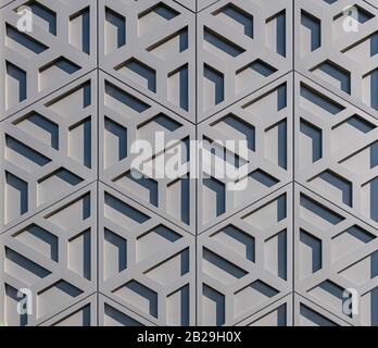 Geometric pattern background, architecture design element, oriental style pattern Stock Photo
