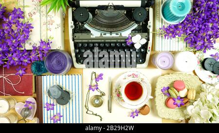 Antique Typewriter Paper World Writers Day Creativity Inspiration