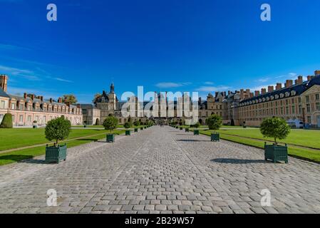 Château de Fontainebleau, Paris, France Stock Photo