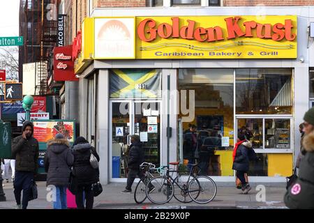 Shop at fulton street in brooklyn hi res stock photography and