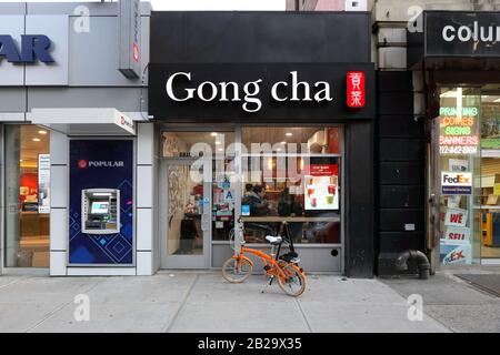 Gong Cha 2810 Broadway New York. NYC storefront photo of a