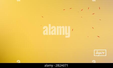 Common colorific illustration theme. Pristine space fantasy. Background texture, bright. Yellow colored. Space, new collection background. Colorful sp Stock Vector