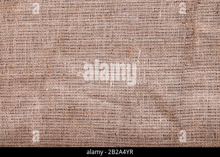 background texture burlap fabric gray blank Stock Photo