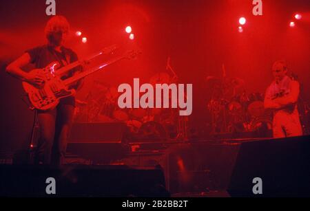 Genesis live concert in Munich Abacab tour 1982 Stock Photo