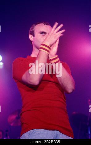 Genesis live concert in Munich Abacab tour 1982 Stock Photo