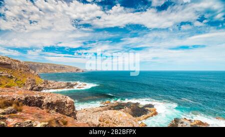 Picturesque view of rugged Kangaroo Island shoreline, South Australia Stock Photo