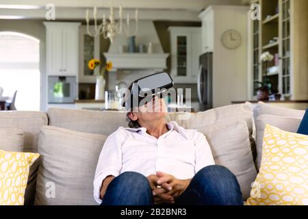 Man spending time at home Stock Photo