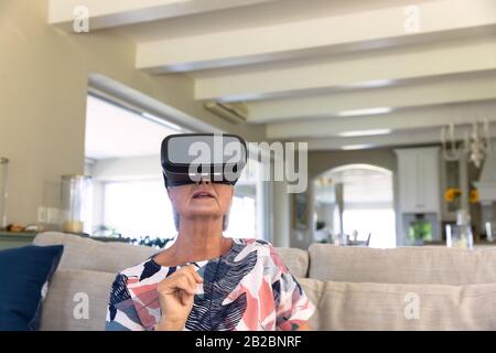 Family spending time together at home Stock Photo