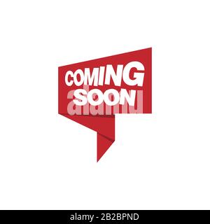 New stylish coming soon sign. an icon for website page site and offline banner. coming Soon stamp vector illustration Stock Vector