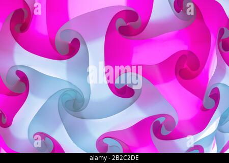 abstract background, blurred smooth geometric shapes. red and gray bright rounded elements Stock Photo
