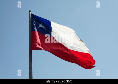 red white and blue flags with one star