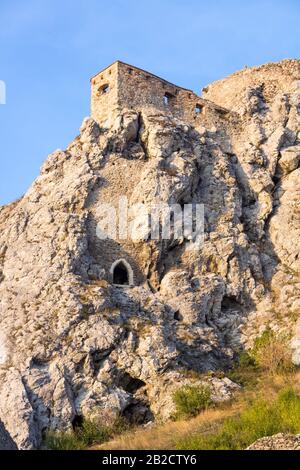 Ruins of Devin castle in Bratislava, Slovakia Stock Photo