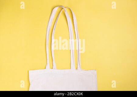 Canvas Tote Bag Mockup With Yellow Plant Branch Empty Tote Bag Mock Up For Branding Presentation Stock Photo Alamy