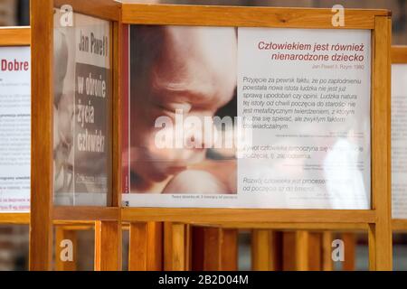 Anti abortion movement in Gdansk, Poland March 1st 2020 © Wojciech Strozyk / Alamy Stock Photo