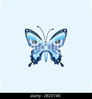 Butterfly Logo Design Template Stock Vector