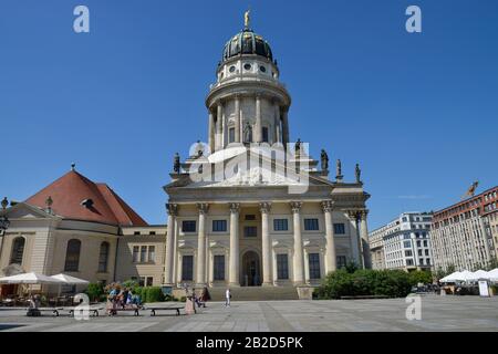 Franzoesischer Dom, Gendarmenmarkt, Mitte, Berlin, Deutschland Stock Photo
