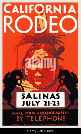 California Rodeo, Salinas, July 21-23 Stock Photo
