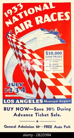 1933 National Air Races Stock Photo